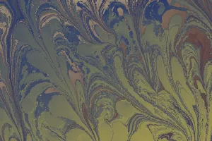 Abstract marbling floral pattern for fabric