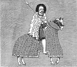 Abyssinia, the Negus on horseback