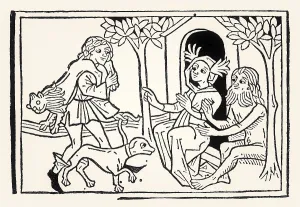 Achilles returned from the hunt