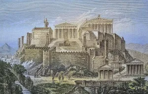 The Acropolis in Athens, Greece
