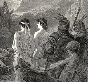 ACT I, SCENE IV. scene from Iphigenia in Tauris