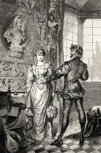 ACT II, SCENE I. the princess and Tasso