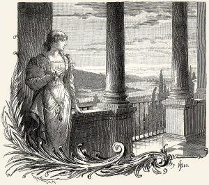 ACT III. SCENE I. Princess, scene from Torquato Tasso