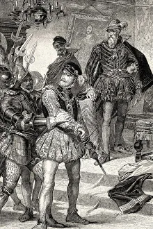 ACT IV, SCENE II. the arrest of Count Egmont