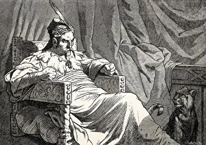 ACT V. SCENE I. Thoas, scene from Iphigenia in Tauris