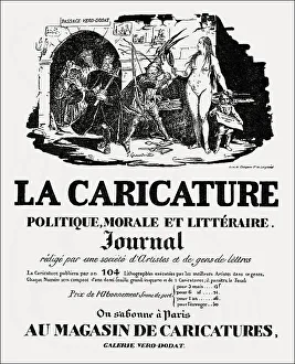 Advertisement for La Caricature