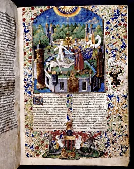 Adam and Eve, title, miniature