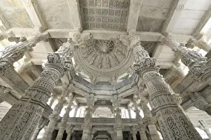 Adinath Jain Temple Ranakpur Rajasthan India Asia June 2010