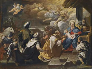 The Adoration of the Magi, painting by Luca Giordano (Italian)