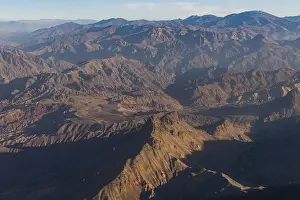 Aerial of Afghanistan around Bamyan