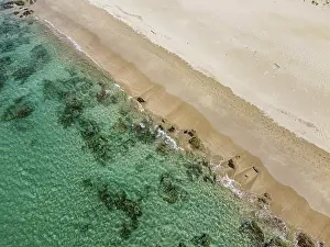 Aerial of bamboo beach, Koh Lanta