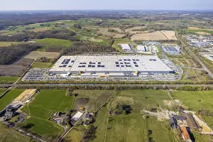 Aerial photo, Amazon logistics