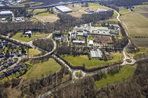 Aerial photo, Berufsbildungswerk Volmarstein