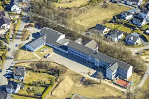 Aerial photo, KGS Kath. Grundschule Gerlingen