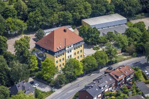 Aerial photo, primary school VellwigstraBe