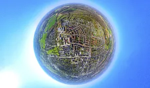 Aerial photo, residential area