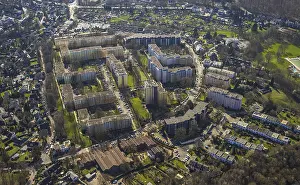 Aerial photograph, residential area
