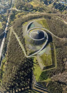 Aerial photograph, Rheinelbe slagheap