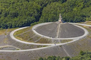 Aerial photograph, Rheinelbe slagheap