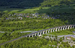 Aerial view, Altenbekener Viaduct