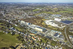 Aerial view, Ardex Chemie industrial area