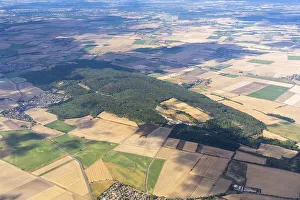 Aerial view of the Asse, mountain range
