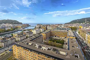 Aerial view from the balconies of San Sebastian