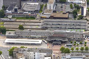 Aerial view, Bochum main station