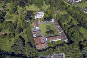 Aerial view, Bodelschwingh Palace and Palace Park