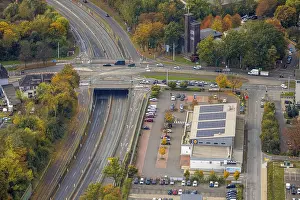 Aerial view, Bodelschwinghplatz bus stop
