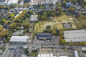 Aerial view, brownfield site of the former Knipping Dorn screw factory