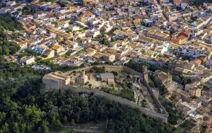 Aerial view, Castell de Capdepera