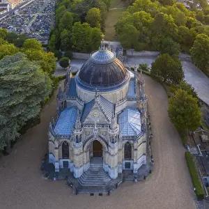 Aerial view Chapelle royale de Dreux