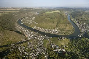 Aerial view, Cochem Imperial castle