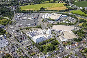 Aerial view, commercial area MannesmannstraBe