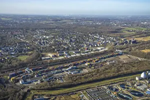 Aerial view, CTD 2 Container Terminal Dortmund