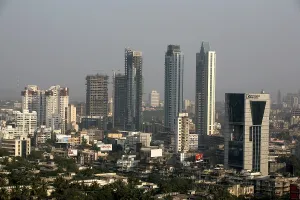 An aerial view of Dadar Prabhadevi