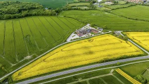 Category Scandinavia Prints: Aerial view, Denmark, Region Syddanmark