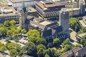 Aerial view of Duisburg City Hall
