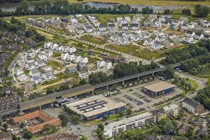 Category Historic EN Prints: Aerial view, Duisburg-Sud