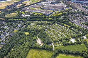 Category Historic EN Prints: Aerial view, Duisburg-Sud