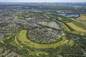 Category Historic EN Prints: Aerial view, Duisburg-Sud