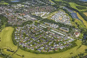 Category Historic EN Prints: Aerial view, Duisburg-Sud