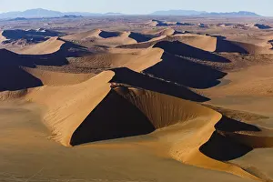Aerial view, dune formation Devils Fork