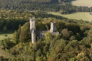 Aerial view, Eagle and Wolf Park Kasselburg