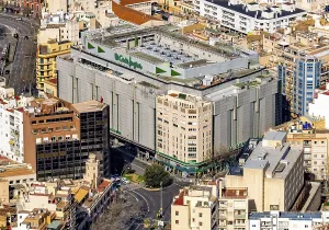 Aerial view, El Corte Ingles