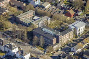 Aerial view, Ernst-Eversbusch-Schule Hauptschule und Realschule Haspe