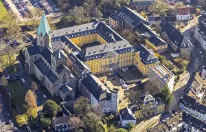 Aerial view, Folkwang University of the Arts and St
