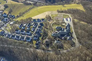 Aerial view, German Red Cross Hospital
