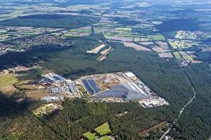 Aerial view of GfA Lueneburg landfill